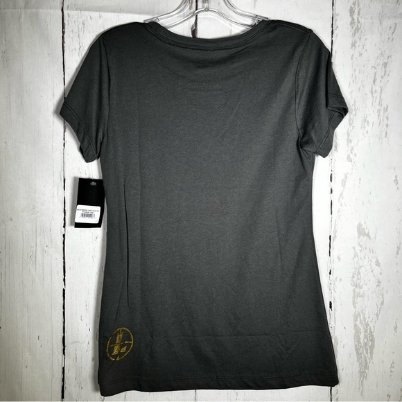 NEW NWT Leupold Optics Graphite & Gold Fitted Short Sleeve Tee T-Shirt SZ Large - Picture 3 of 12